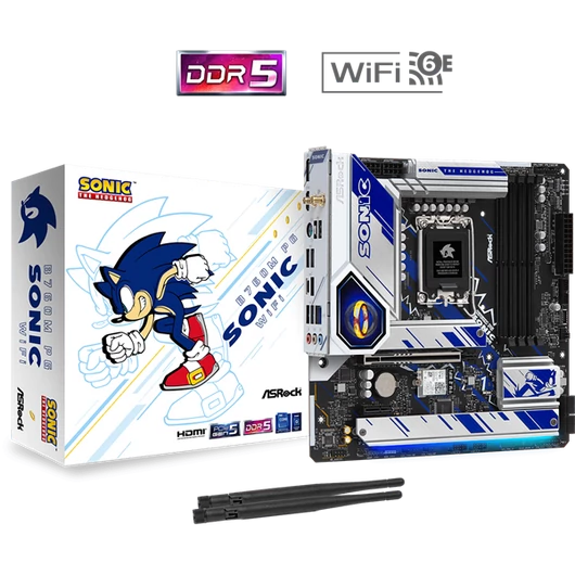 ASROCK Alaplap S1700 B760M PG SONIC WIFI INTEL B760, mATX