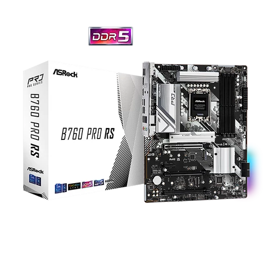 ASROCK Alaplap S1700 B760 PRO RS INTEL B760, ATX
