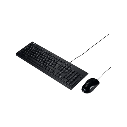 ASUS ACCY Egér+Bill U2000 Vezetékes Magyar, Fekete