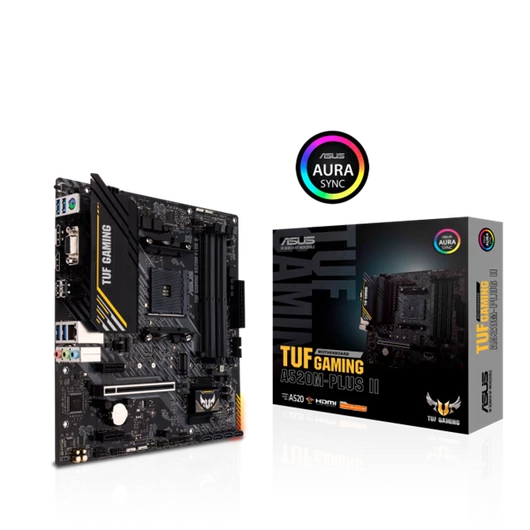 ASUS Alaplap AM4 TUF GAMING A520M-PLUS II AMD A520, mATX
