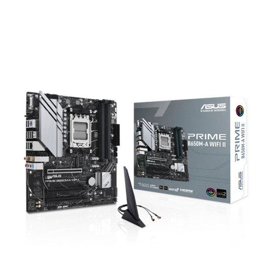ASUS Alaplap AM5 PRIME B650M-A WIFI II AMD B650, mATX
