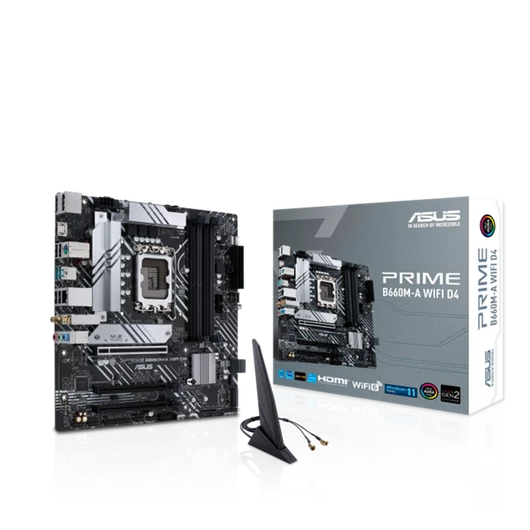 ASUS Alaplap S1700 PRIME B660M-A WIFI D4 INTEL B660, mATX