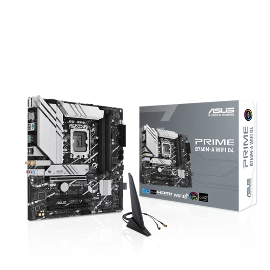 ASUS Alaplap S1700 PRIME B760M-A WIFI D4 INTEL B760, mATX