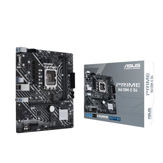 ASUS Alaplap S1700 PRIME H610M-E D4 INTEL H610, mATX