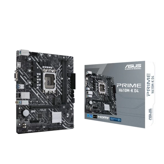 ASUS Alaplap S1700 PRIME H610M-K D4 INTEL H610, mATX