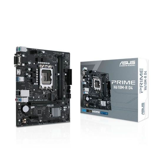 ASUS Alaplap S1700 PRIME H610M-R D4-SI INTEL H610, mATX