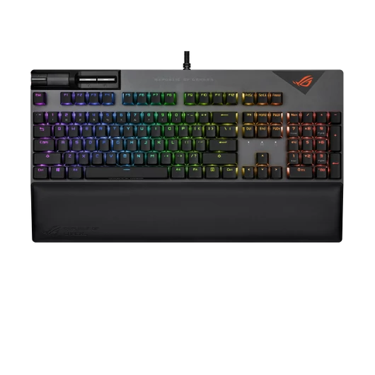 ASUS Vezetékes Billentyűzet ROG STRIX FLARE II USB, Fekete, Mechanikus