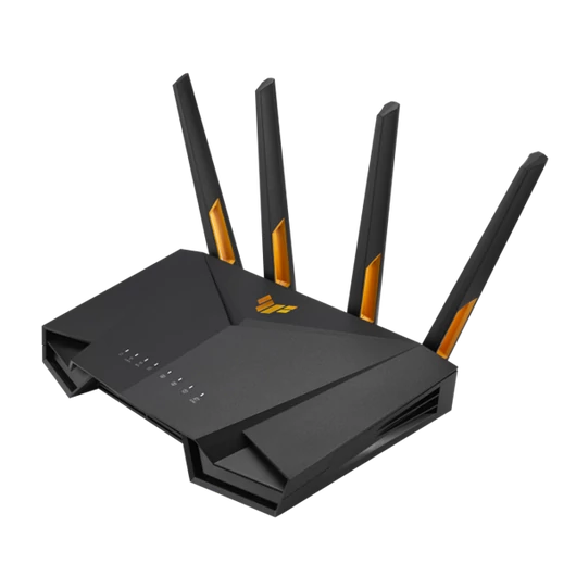 ASUS Wireless Router Dual Band AX4200 1xWAN(2.5Gbps) + 4xLAN(1000Mbps) + 1xUSB, TUF-AX4200