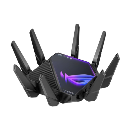 ASUS Wireless Router Quand Band AX16000 1xWAN(2.5Gbps) + 2xWAN/LAN(10Gbps) + 4xLAN(1Gbps)+2 USB, ROG RAPTURE GT-AXE16000