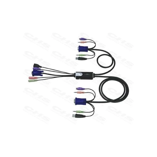 ATEN KVM Switch 2PC PS/2+USB+kábel