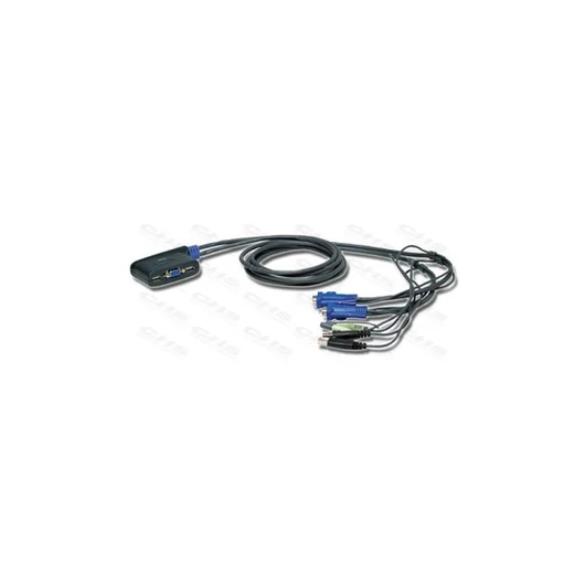 ATEN KVM Switch 2PC USB/AUDIO+kábel CS62U