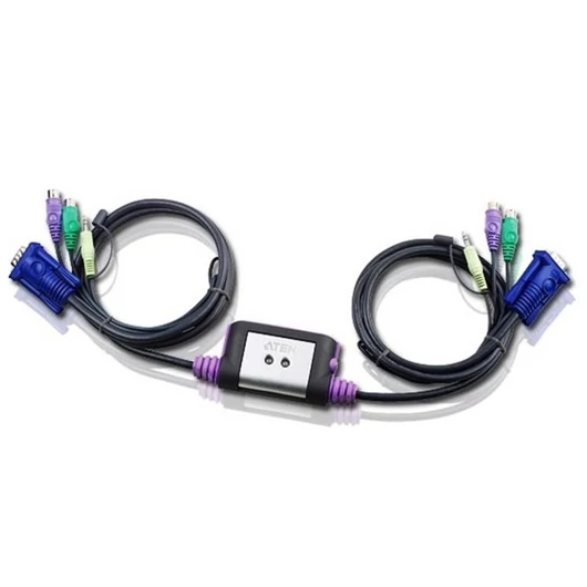ATEN KVM Switch Easy KVM switch - 2PC PS/2 +kábelkészlet+audio