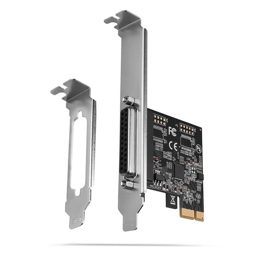 AXAGON PCEA-P1N PCIE VEZÉRLŐ 1X PÁRHUZAMOS (PCI-Express kártya egy párhuzamos (LPT) porttal, ASIX AX99100)