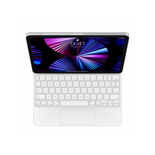 Apple Magic Keyboard, iPad Pro 11" (1/2/3/4 gen) and iPad Air (4/5 gen) - US English - White