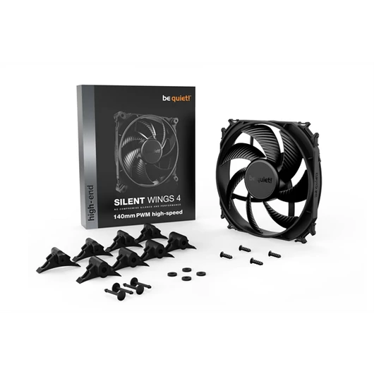 BE QUIET! Rendszerhűtő ventilátor Silent Wings 4 PWM High-Speed, 14cm