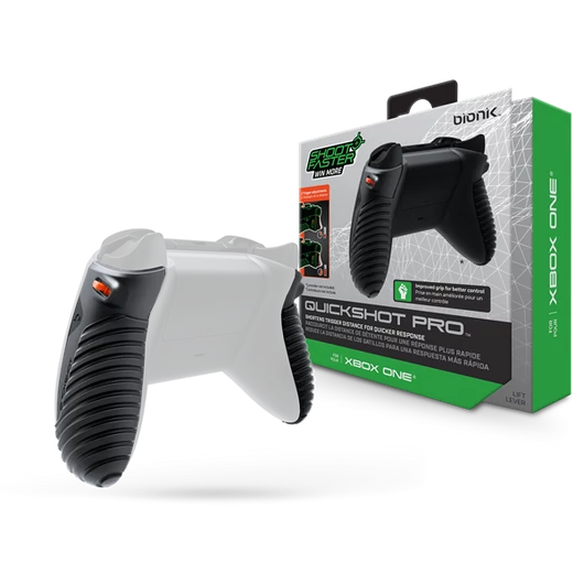 BIONIK XBOX One Kiegészítő Quickshot Pro Kontroller Ravasz csomag fekete, BNK-9076