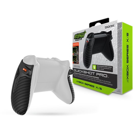 BIONIK XBOX Series S/X Kiegészítő Quickshot Pro Kontroller Ravasz csomag fehér, BNK-9073