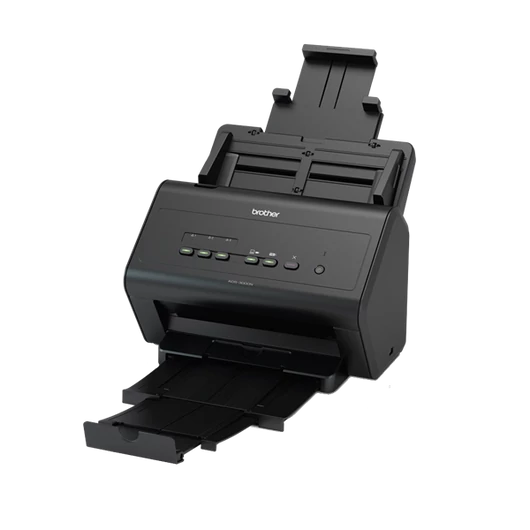BROTHER Asztali szkenner ADS-3000N, A4, 50 oldal/perc, LAN/USB 3.0, ADF, duplex, 1200x1200dpi, 256MB