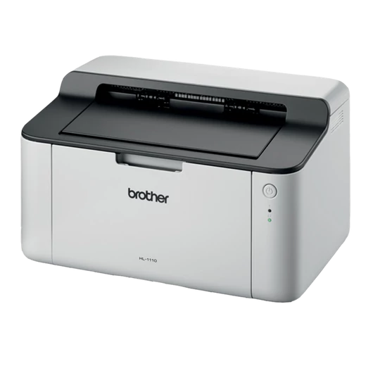 BROTHER Lézernyomtató HL-1110E, A4, mono, 20 lap/perc, USB, manuál duplex, 2400x600dpi, 1MB, szürke