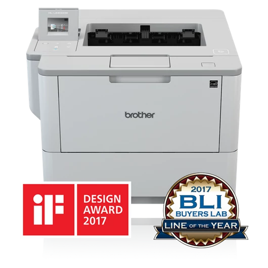 BROTHER Lézernyomtató HL-L6400DW, A4, mono, 50 lap/perc, WiFi/LAN/NFC/USB, duplex, 1200x1200dpi, 512MB