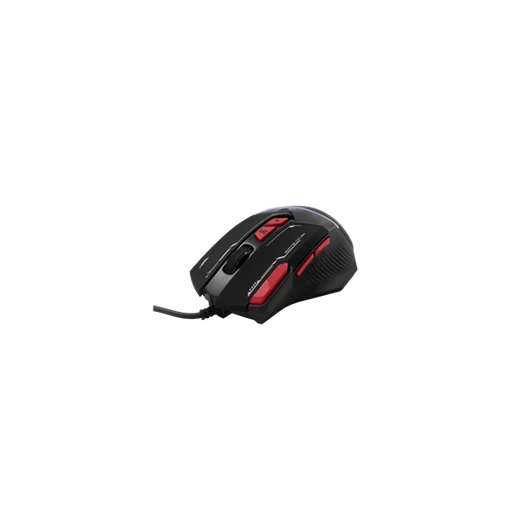 Baracuda W029907 MANTA-B, BGM-041B gamer egér,8D, fekete, 12800 dpi