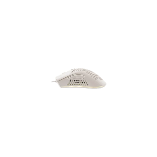 Baracuda W029911 CORAL-W, BGM-032W gamer egér,6D, fehér, 12800 dpi