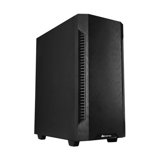 CHIEFTEC Ház ELOX AS-01B-OP ATX, 1db Ventillátorral, Tápegység nélkül, Fekete