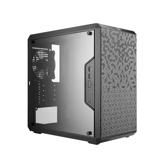 COOLER MASTER Ház Micro ATX MASTERBOX Q300L, Tápegység nélkül, Szürke