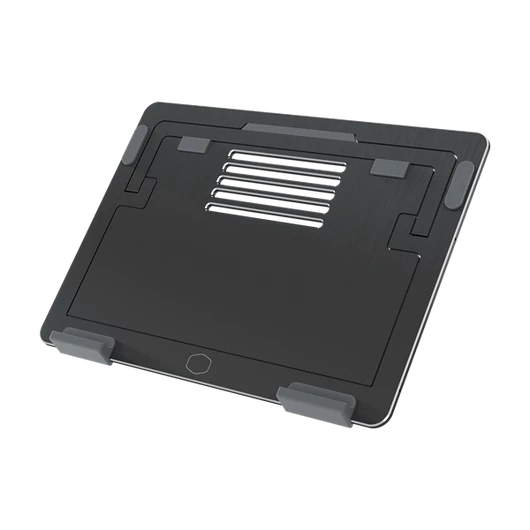 COOLER MASTER Notebook Hűtőpad + állvány ERGOSTAND AIR, Fekete (max 15")