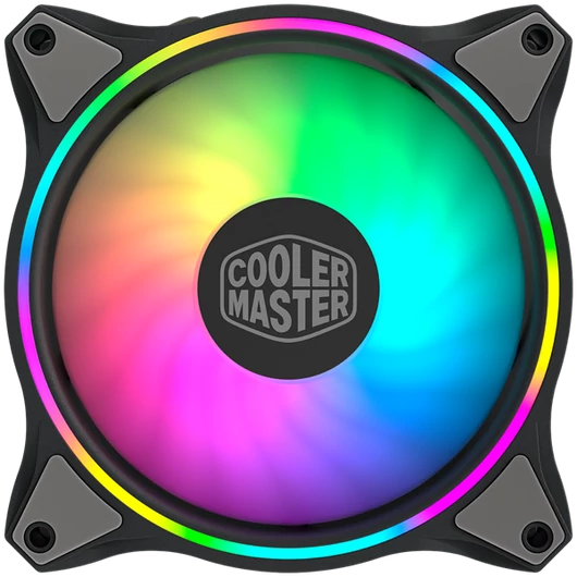 COOLER MASTER Rendszerhűtő Ventilátor MASTERFAN MF120 HALO, ARGB 12cm