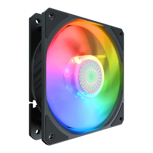 COOLER MASTER Rendszerhűtő Ventilátor SICKLEFLOW 120 ARGB, 12cm, fekete