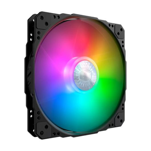 COOLER MASTER Rendszerhűtő Ventilátor SICKLEFLOW 200 ARGB Gen2, 20cm, fekete