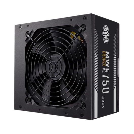 COOLER MASTER Tápegység MWE 750 BRONZE - V2, 750W, 12cm, 80+ Bronze