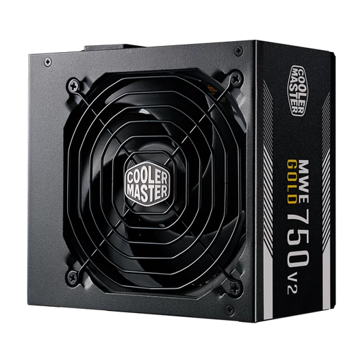 COOLER MASTER Tápegység MWE GOLD 750W, 12cm, 80+ Gold V2