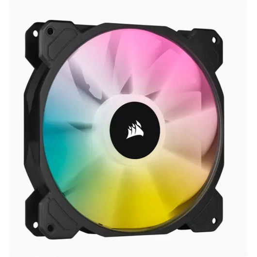 CORSAIR Rendszerhűtő Ventilátor, iCUE SP140 RGB ELITE, 14cm, fekete
