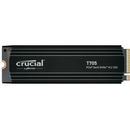 CRUCIAL SSD M.2 PCIe Gen5 NVMe 4TB T705 with heatsink