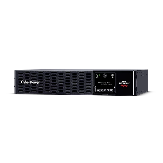 CYBERPOWER UPS PR1500ERT2U (10xIEC C13) 1500VA 1500W 230V RACK szünetmentes tápegység + USB LINE-INTERAKTÍV