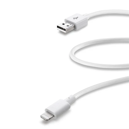 Cellularline kábel USBDATA06MFIIPHW Lightning kábel, 0,6 m