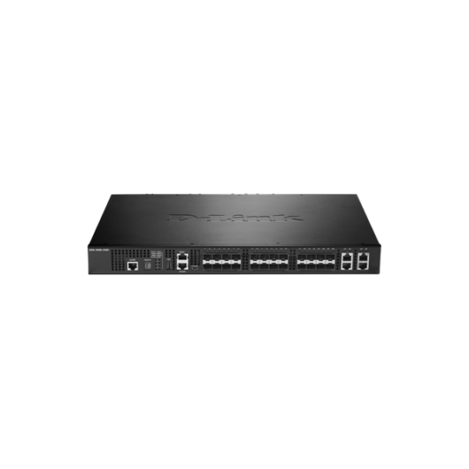 D-LINK Switch 20x1000Mbps + 4xGigabit SFP+ kombó Fémházas, Menedzselhető, Rackes, DXS-3400-24TC