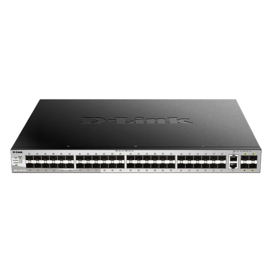 D-LINK Switch 48x1000Mbps + 2xGigabit + 4xGigabit SFP+ Fémházas, Menedzselhető, DGS-3130-54TS/E