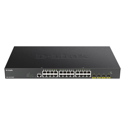D-LINK Switch 48x1Gbps (48xPOE) + 4xGigabit SFP+ Menedzselhető Rackes, DGS-1250-52XMP/E