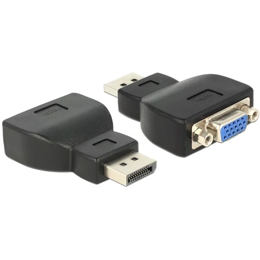 DELOCK Átalakító Displayport 1.2 male > VGA female fekete