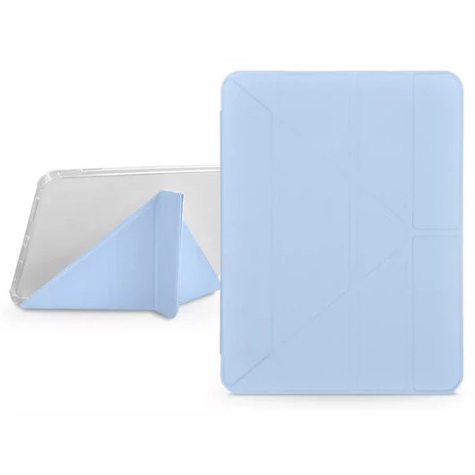 DEVIA IPAD 10.2 (2019/2020/2021) TABLET TOK ON/OFF FUNKCIÓVAL, APPLE PENCIL TARTÓVAL - KÉK