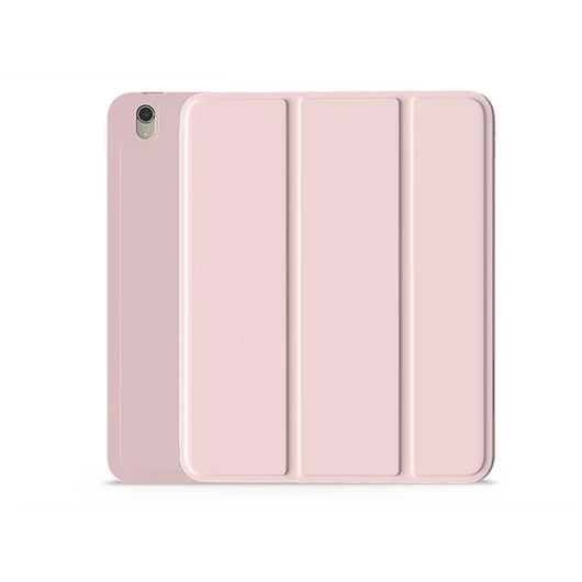 DEVIA IPAD 10.9 (2022) TABLET TOK (SMART CASE) ON/OFF FUNKCIÓVAL, APPLE PENCIL TARTÓVAL - PINK