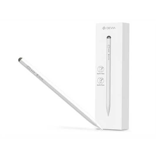 DEVIA SCREEN PENCIL ÉRINTŐCERUZA 2018 UTÁN GYÁRTOTT APPLE IPAD KÉSZÜLÉKHEZ - FEHÉR