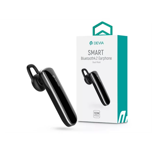 DEVIA WIRELESS BLUETOOTH HEADSET V4.2 - DEVIA SMART BLUETOOTH 4.2 EARPHONE - FEKETE