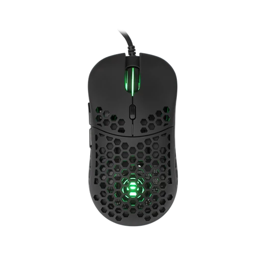 ESHARK NAGINATA gamer/esport egér, fekete