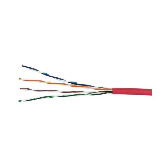 EXCEL Patch Kábel Cat.5e UTP 26AWG PVC köpeny 305m, piros