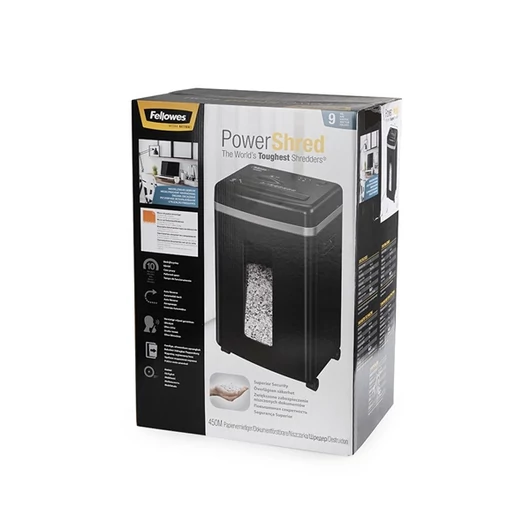 FELLOWES Iratmegsemmisítő, mikrokonfetti, 9 lap, "Microshred 450M"