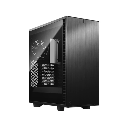 FRACTAL DESIGN Ház Midi ATX Define 7 Compact Tápegység nélkül, Fekete Üvegfalú